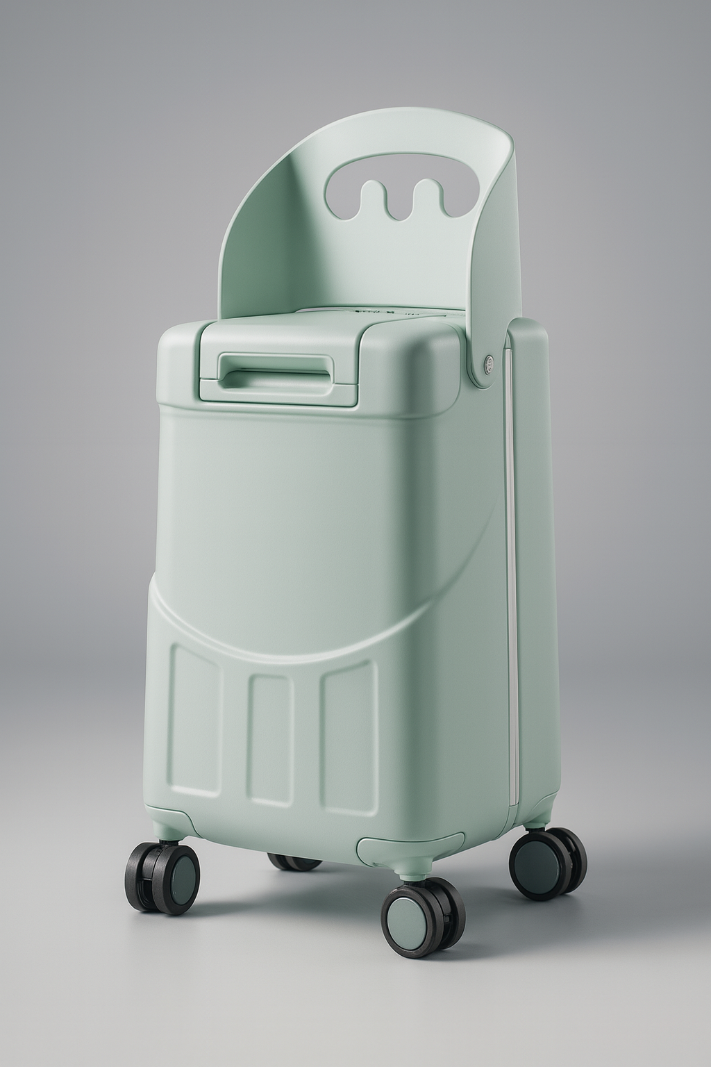 22" Kids Travel Suitcase – Ride-On, Front-Open, Aluminium Frame