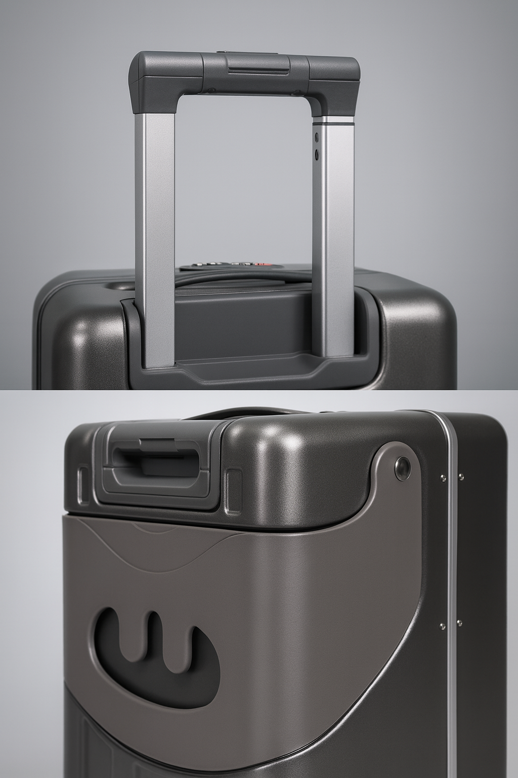 22" Kids Travel Suitcase – Ride-On, Front-Open, Aluminium Frame