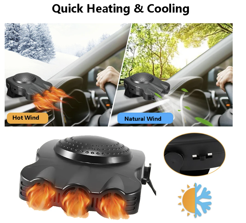 AutoHeat Pro – 2-in-1 Car Heater & Cooler
